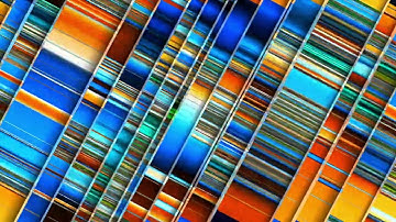Istanbul Fractal Ribbons Zoom 4k 2 minute animation