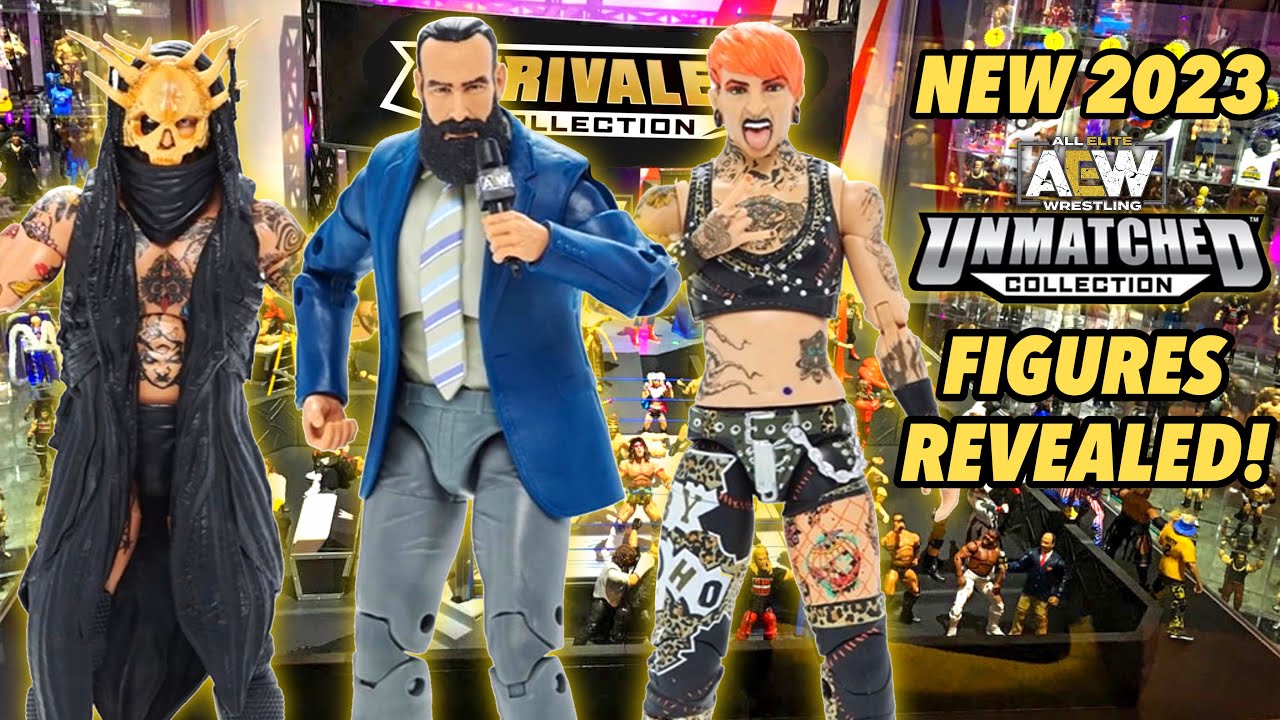 NEW 2023 AEW ACTION FIGURES REVEALED! NEW AEW PLAYSET! 