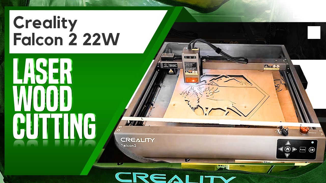 Laser Cutting With The New Creality Falcon 2 22W Laser Machine