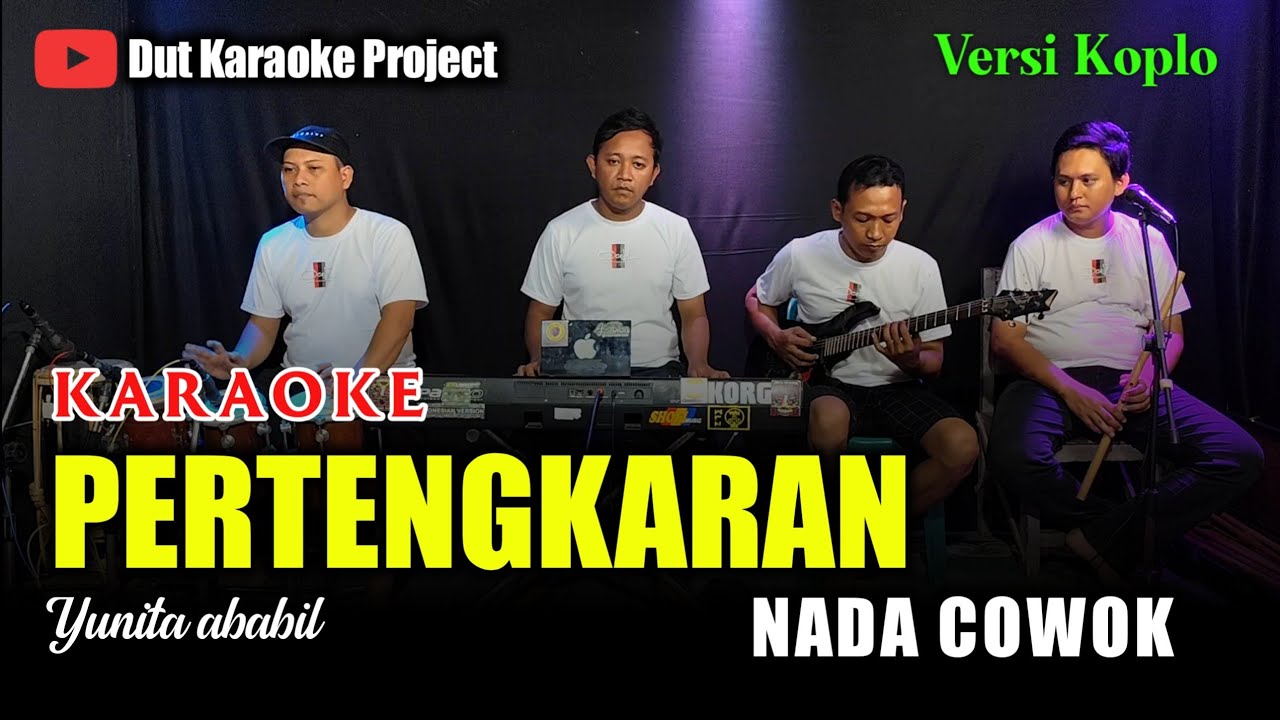 PERTENGKARAN KARAOKE NADA COWOK/PRIA (yunita ababil)VERSI KOPLO JANDHUT
