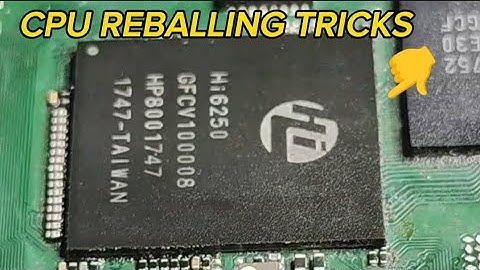 MTK CPU & eMMC Rebbaling and Installation