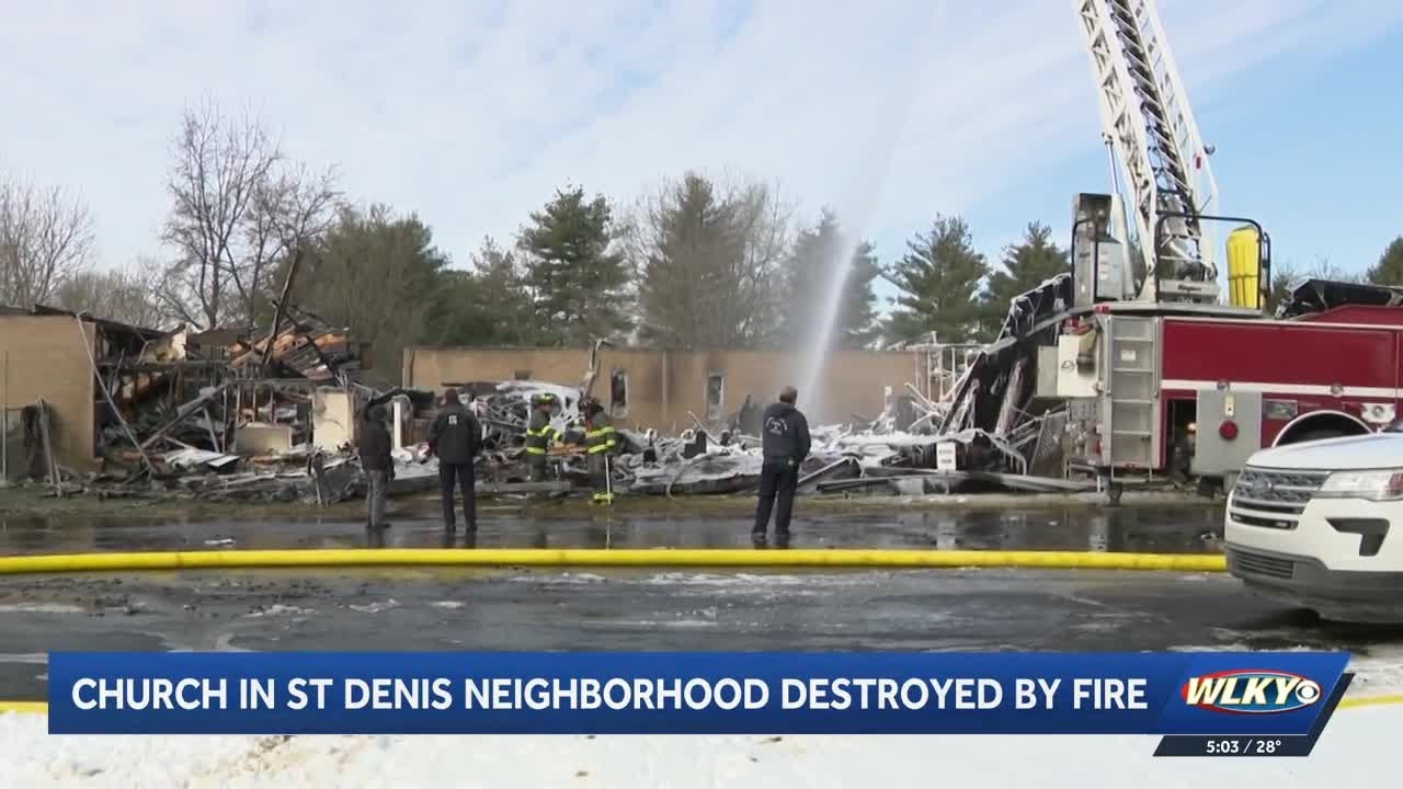 Church in south Louisville severely damaged by fire - YouTube