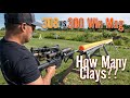 308 vs 300 Win Mag 💥 How Many Clays Will They Shoot Through? | Gould Brothers