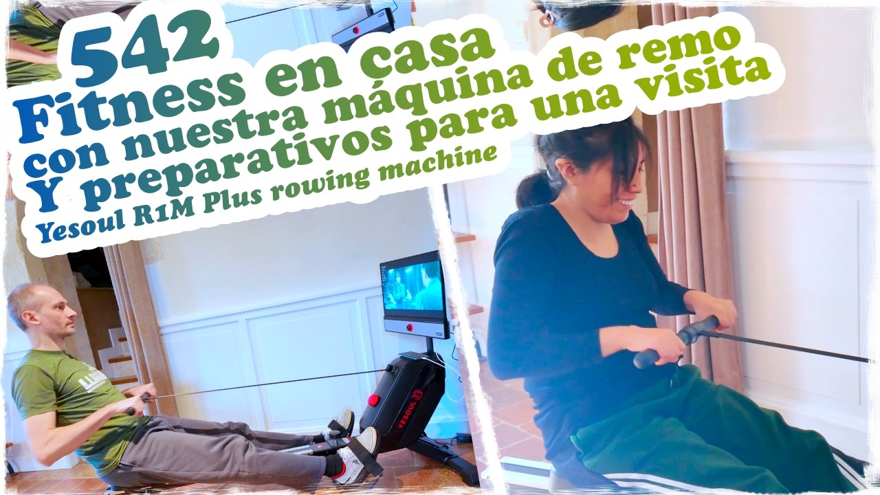 💪 Fitness en casa con nuestra maquina de remo, Preparativos para una visita 💪 ~ Mandarina con Mate