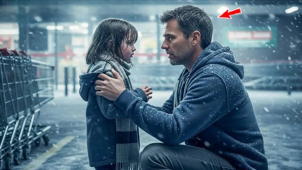 Alleinerziehender Vater folgt Mädchen in Schneesturm, nachdem sie flüstert： „Mama kam nie heim“