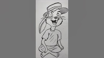 How To Draw Rabbit Drawing 🐰💫