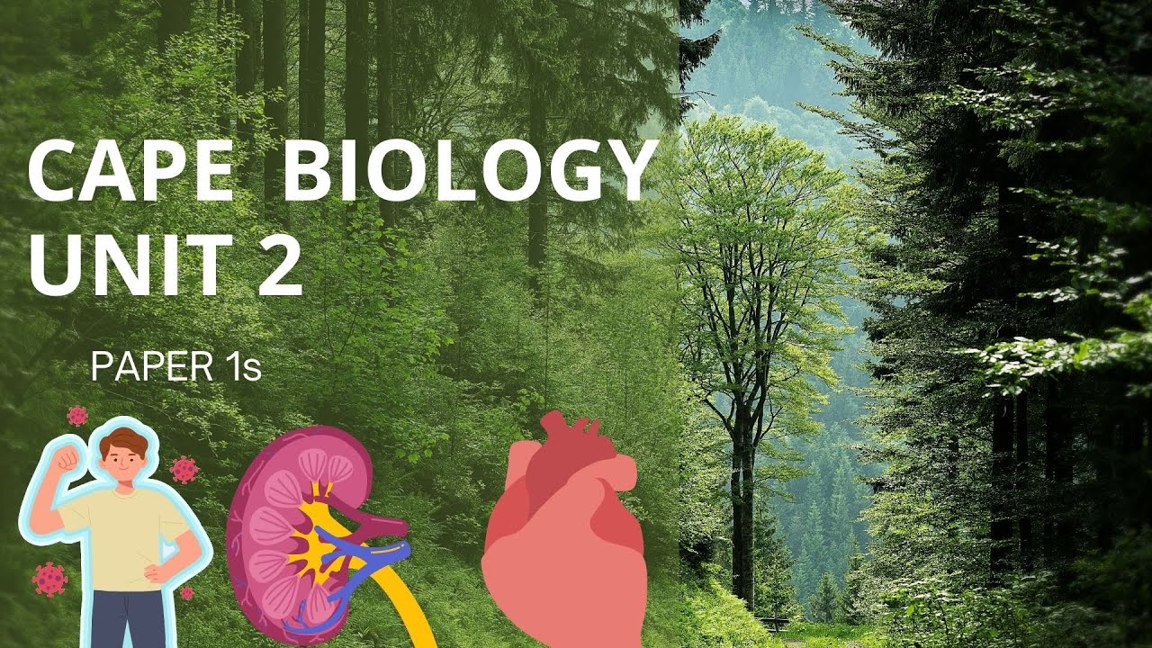 CAPE Biology Unit 2 Paper 1 2021 - YouTube