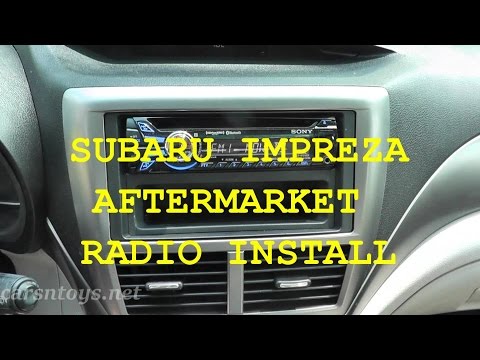 Subaru Aftermarket Radio Install with Bluetooth HD