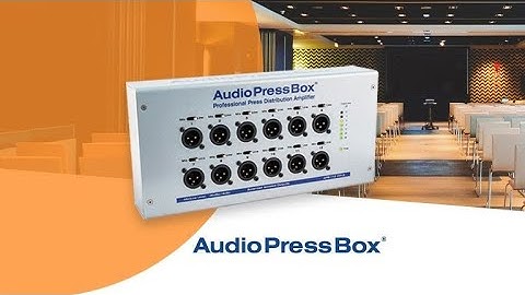 What is - Audio Press Box