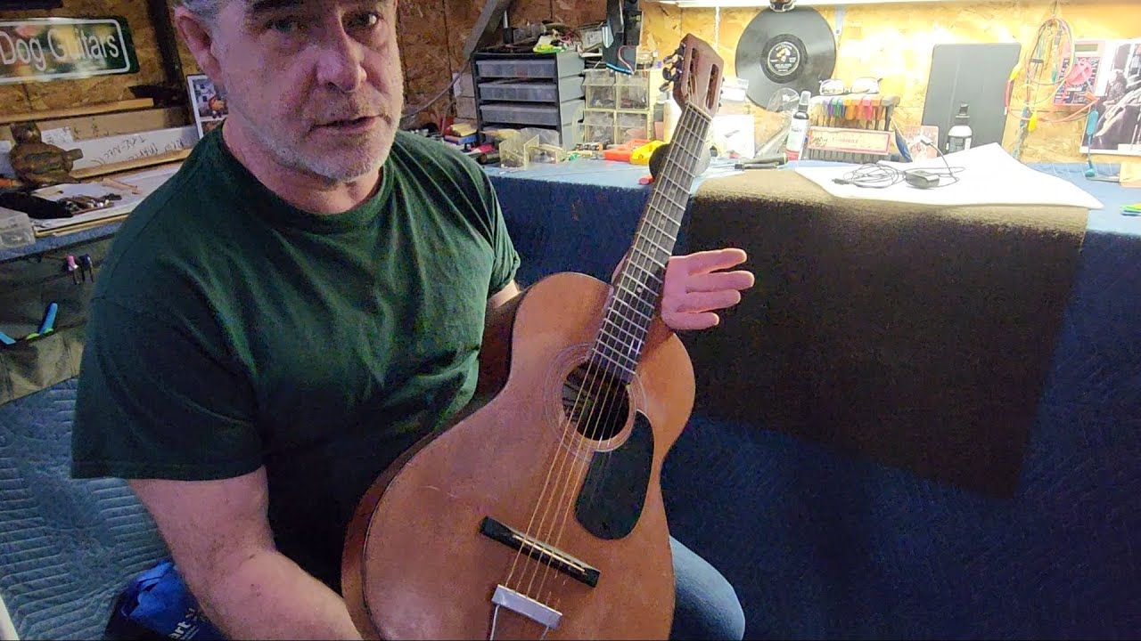Restoring my first guitar part.7 Sound test and my first guitar lesson