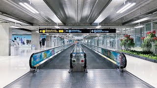 Walking Around Transit and Transfer Area at Bangkok Suvarnabhumi Airport (April 10, 2021)