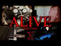 X-JAPAN【ALIVE】Full Band Cover (Band Cover・Piano, Guitar, Bass, Drum, Vocal Cover)  🥀mieux090🥀