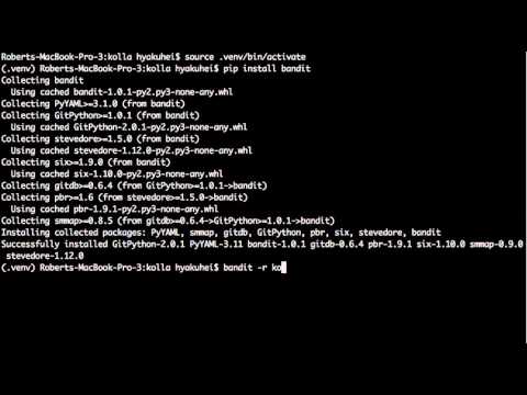 Installing Bandit