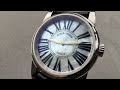 Roger Dubuis Hommage Mother of Pearl HO43 RD14 WG Watch Review
