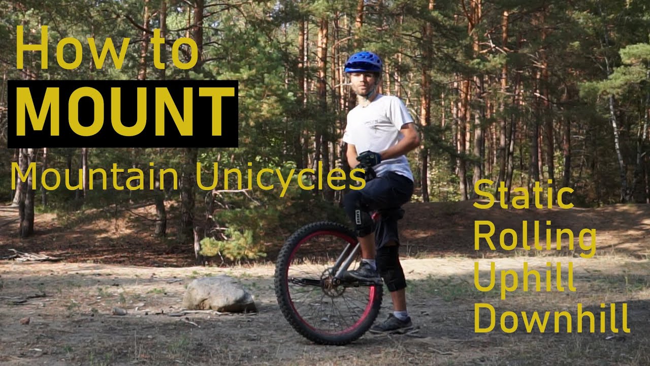 How to MOUNT a Mountain UNICYCLE YouTube