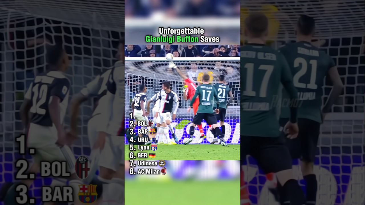 Unforgettable Gianluigi Buffon Saves