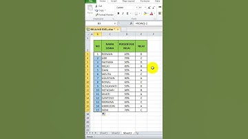Cara Mudah Membuat Nomor Urut Otomatis di Excel #belajarexcel #exceltips