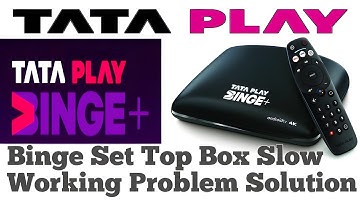 tata play binge set top box Not Working Problem // Tata Play 4k Set Top Box Not Working