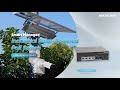 Unboxing &amp; demo Industrial Solar Powered PoE Switch