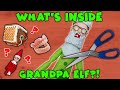 What's Inside Grandpa Elf! Cutting Open Grandpa Elf On The Shelf