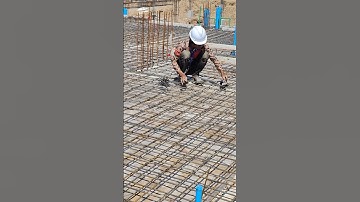 Ground Slab Reinforcement: Rebar Spacing and Tying Technique