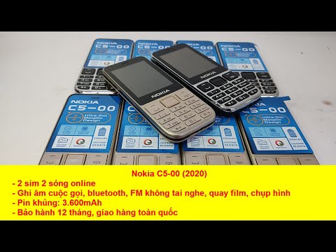 Điện thoại pin khủng Nokia C5-00 (2020) giá rẻ, pin trâu, siêu bền