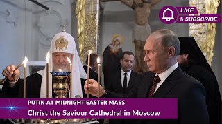 Orthodox Easter 2025: Putin Joins Midnight Mass in Moscow, Russia | Nordic Today LIVE