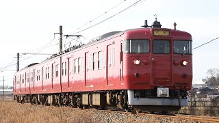 JR七尾線 415系800番台（羽咋） / JR 415-800 Series  Nanao Line Hakui,Ishikawa　　【でんしゃしん 動画】