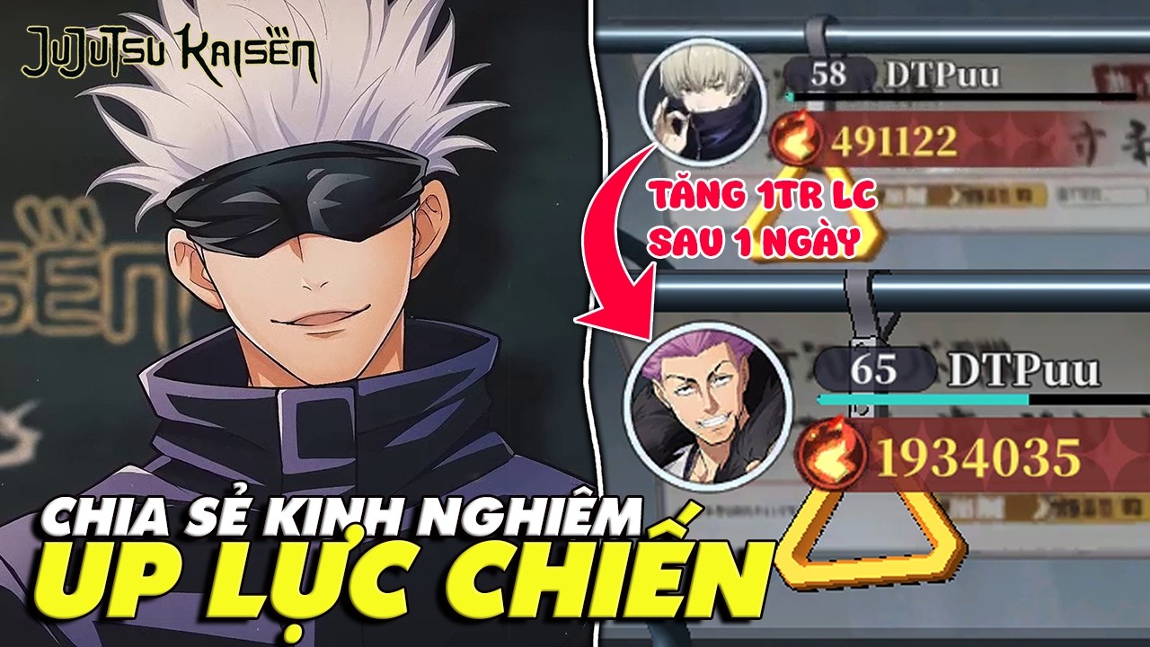 UP 1 TRIỆU LỰC CHIẾN trong 1 Ngày – Đây Là Cách Tui Thực Hiện║Jujutsu Bound Spirit║DTPuu 392