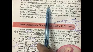 Klas 10 Pak std Hoofdstuk 1 Geschiedenis van Pakistan Deel 1