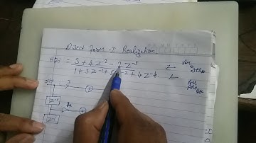 IIR filter realization direct form 1&2