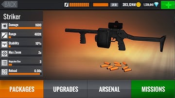 Sniper 3D Assassin Shoot to Kill Gameplay Walkthrough Upgrade Shotguns Striker to MAXED OUT HD