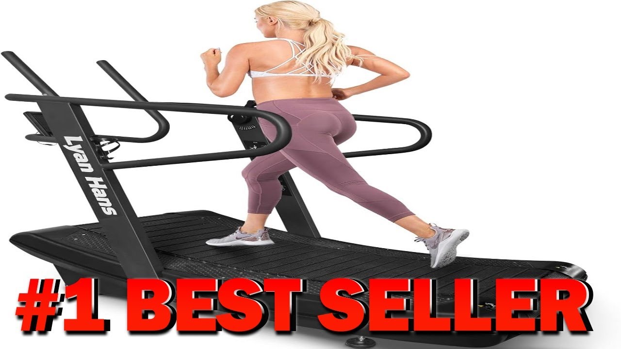 Curved Manual Treadmill Non Electric Curve Treadmill with 4 Resistance Levels - B0F9Y97YXJ