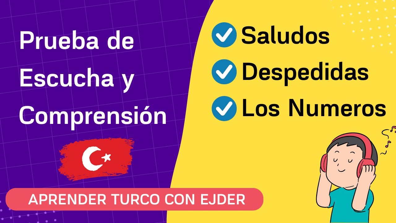 Examen de Escucha y Comprensión en Turco | 2023 | Prueeba de Turco