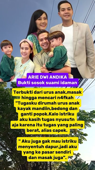 Arie dwi andika bukti sosok suami idaman#beritaartisterbaru #beritaterkini #youtubeshorts