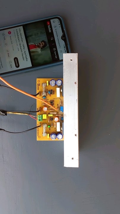 Rod Elliott P3A Amplifier Board Testing / Selfmade / Full video in