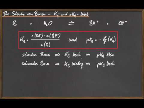 Q12 KB und pKB Wert