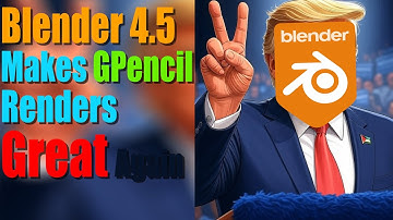 Blender 4.5 Makes Grease Pencil Rendering Great Again