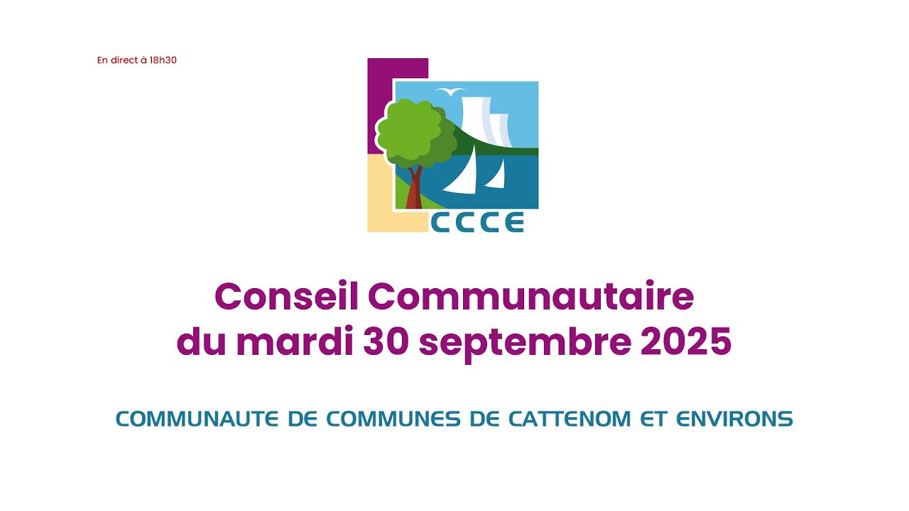 Conseil Communautaire de la CCCE 30 septembre 2025 - YouTube