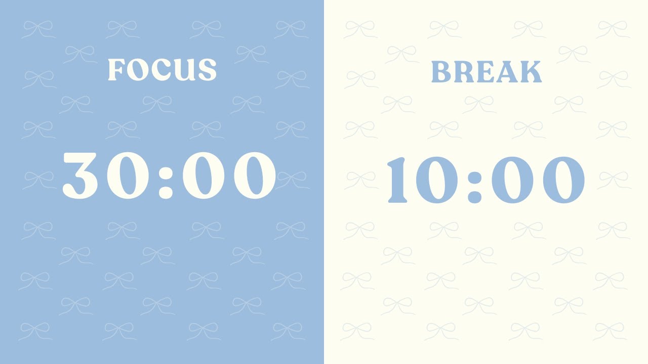 [Day 3] 30/10 Pomodoro Timer – 2 Hours Study | No Music | Deep Focus ...