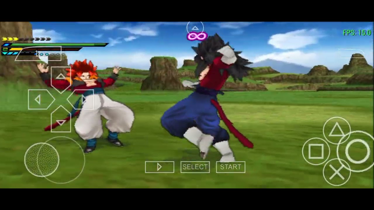 Vegito ssj4 vs Gogeta ssj4!