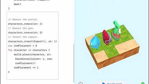 Getting in Order - Swift Playgrounds Learn to Code 2 with Explanation