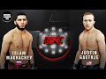 EA Sports UFC 4 ➤ ИСЛАМ МАХАЧЕВ vs ДЖАСТИН ГЕЙТЖИ ➤ Islam Makhachev vs Jastin Gaethje