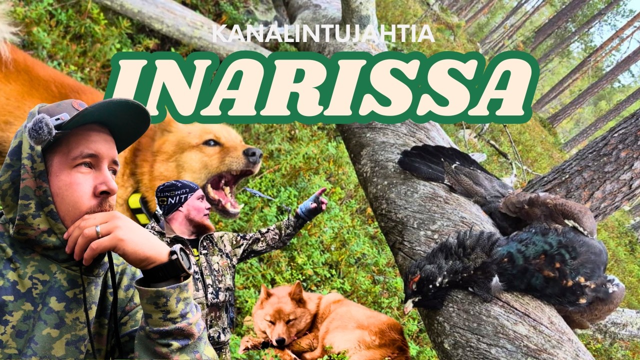 ENSMÄINEN REISSU TAHVON KANSSA. SAADAANKO PENNULLE HAUKKU? PYSTYKORVAJAHTIA INARISSA