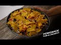 Crunchy Nachos Recipe - cafe style cheese loaded - Cookingshooking