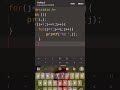 C Program to Print Number Pattern in Right Angle Triangle using Nested Loop || #cprogramming