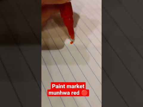 Paint marker munhwa red 🔴