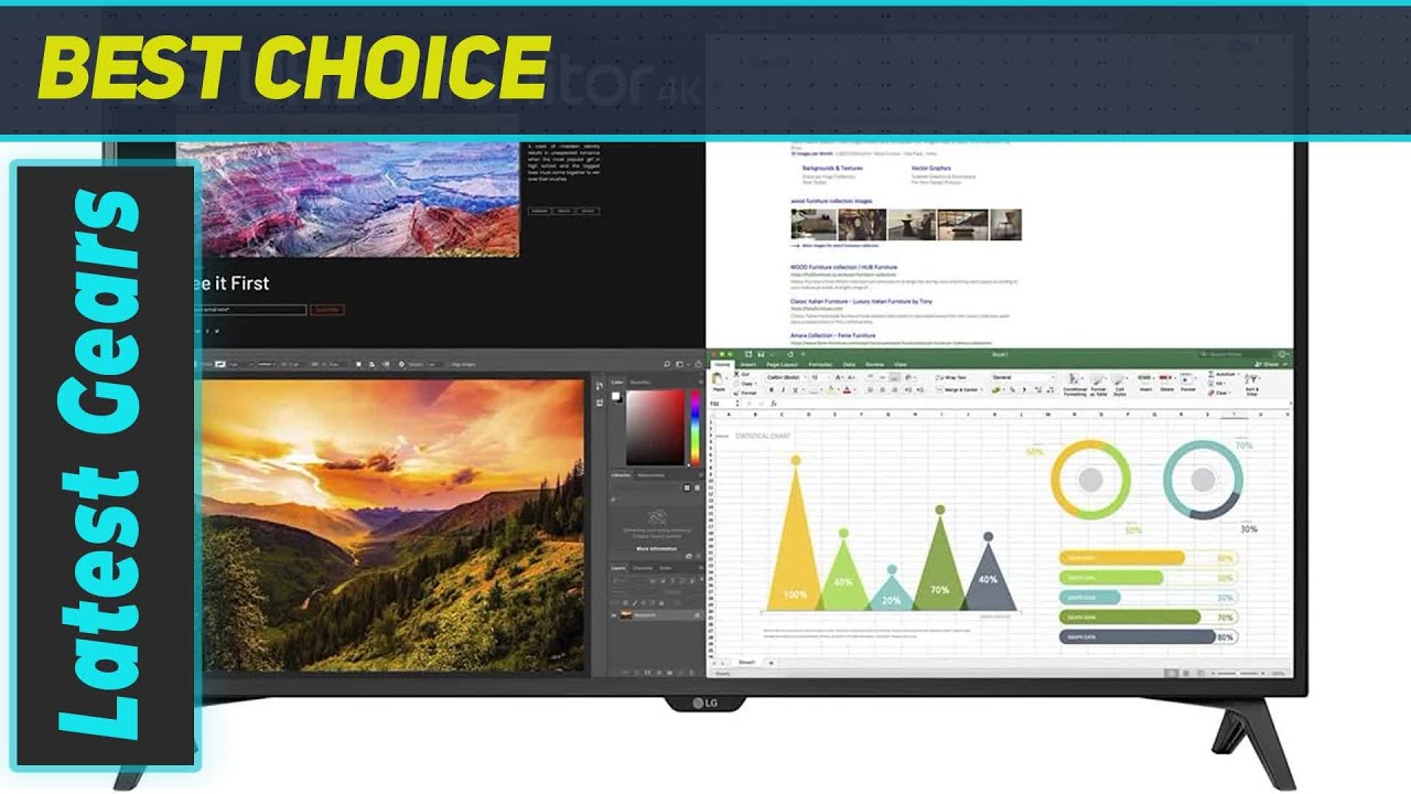 LG 43UN700T-B 43" 4K UHD USB-C HDR 10 Monitor - In-Depth Review - YouTube