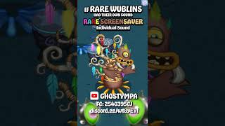 If RARE SCREEMU had their OWN SOUND (Wublin Island) [My Singing Monsters] #shorts #animation