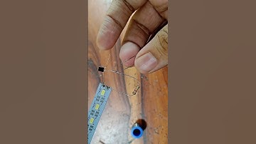 Handmade bc 547 transistor light on off project || #diy #led #YouTube #circuit #project #bms